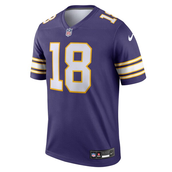 Justin Jefferson Minnesota Vikings Nike Classic Legend Player Jersey - Purple - Image 2