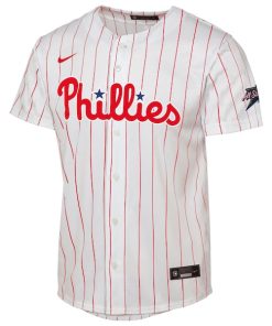 Alternative view of Philadelphia Phillies Nike Youth 2025 MLB All-Star Game Home Replica Jersey - White