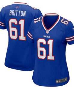 Gunner Britton Buffalo Bills Nike Women's Game Jersey -  Royal