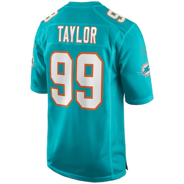 Jason Taylor Miami Dolphins Nike Game Retired Player Jersey - Aqua - Image 3