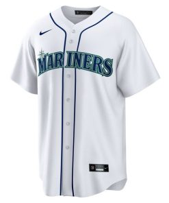 Alternative view of Victor Robles Seattle Mariners Nike Home Replica Jersey - White