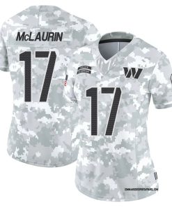 Terry McLaurin Washington Commanders Women's Nike 2024 Salute to Service Limited Jersey - Arctic Camo