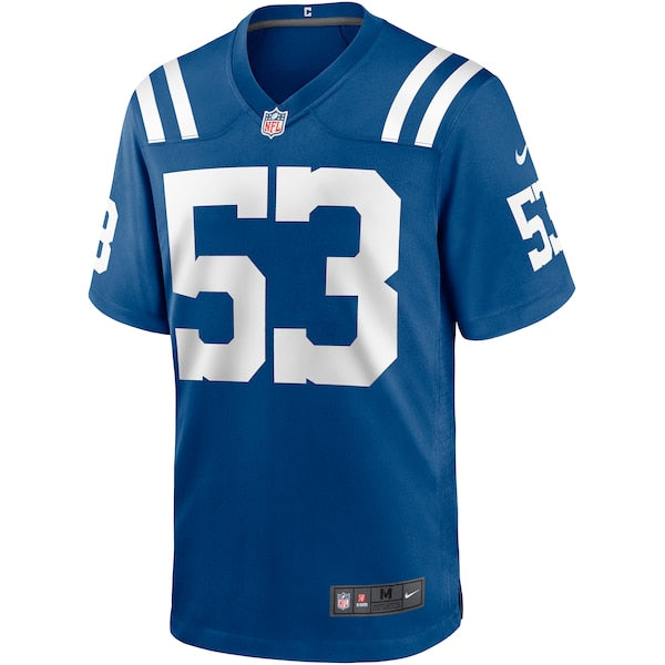 Shaquille Leonard Indianapolis Colts Nike Game Jersey - Royal/White - Image 3
