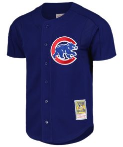 Alternative view of Nomar Garciaparra Chicago Cubs Cooperstown Collection 2005 Batting Practice Jersey - Royal