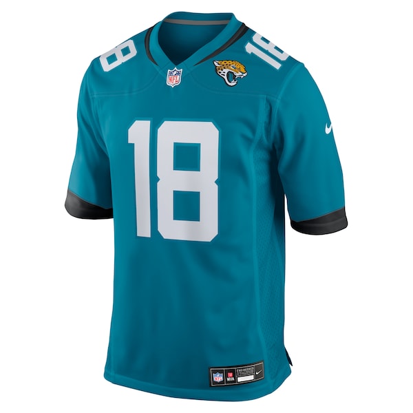 John Wolford Jacksonville Jaguars Nike Team Game Jersey - Teal - Image 2