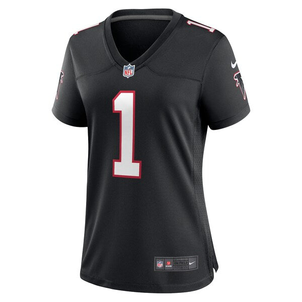 Dirty Birds Atlanta Falcons Nike Women's Throwback Game Jersey - Black - Image 2