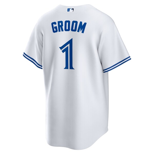 Toronto Blue Jays Nike #1 Groom Home Replica Jersey - White - Image 3