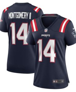 Ty Montgomery New England Patriots Nike Women's Game Jersey - Navy