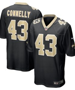 Ryan Connelly New Orleans Saints Nike Team Game Jersey -  Black