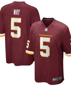 Tress Way Washington Football Team Nike Game Player Jersey - Burgundy