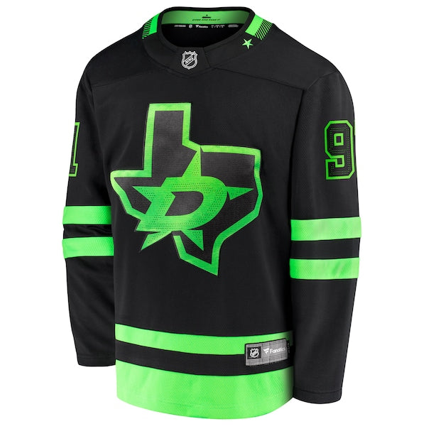 Tyler Seguin Dallas Stars 2020/21 Alternate Premier Breakaway Player Jersey - Black - Image 2