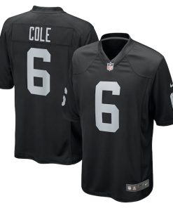 AJ Cole Las Vegas Raiders Nike Game Jersey - Black