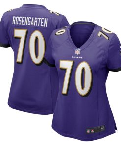 Alternative view of Roger Rosengarten Baltimore Ravens Nike Women's  Game Jersey -  Purple