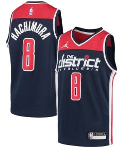 Rui Hachimura Washington Wizards Jordan Brand Youth 2020/21 Swingman Player Jersey - Statement Edition - Navy