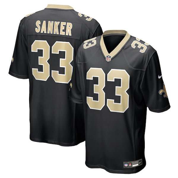 Jonas Sanker New Orleans Saints Nike Team Game Jersey - Black