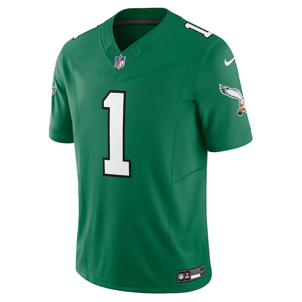 Jalen Hurts Philadelphia Eagles Nike Vapor F.U.S.E. Limited Jersey - Kelly Green/Black/Green/White - Image 3