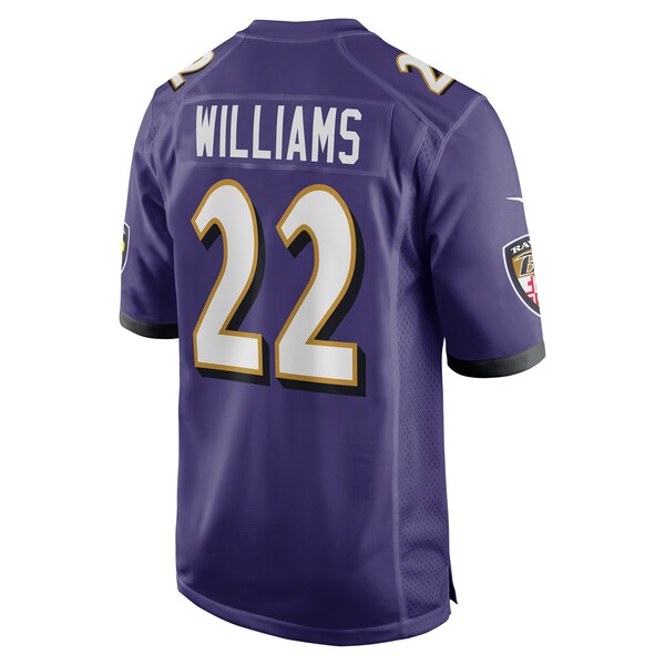 Damarion Williams Baltimore Ravens Nike Player Game Jersey - Purple - Image 3