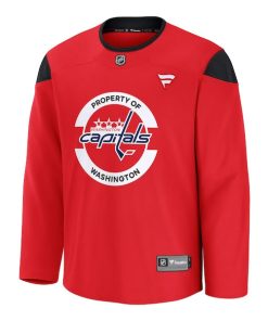 Alternative view of Washington Capitals  Home Practice Jersey - Red