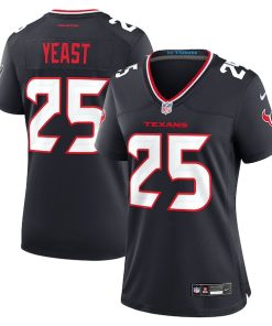 Russ Yeast Houston Texans Nike Women's Team Game Jersey -  Navy