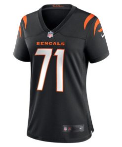 Alternative view of Amarius Mims Cincinnati Bengals Nike Women's Game Jersey -  Black