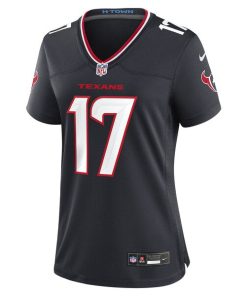 Alternative view of Braxton Berrios Houston Texans Nike Women's Team Game Jersey -  Navy