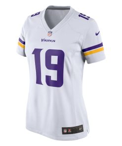 Alternative view of Adam Thielen Minnesota Vikings Nike Women's Game Jersey - White