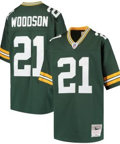 Charles Woodson Green Bay Packers Youth Retired Player Legacy Jersey - Green