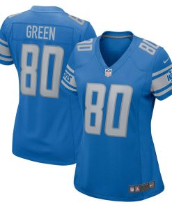 Antoine Green Detroit Lions Nike Women's Team Game Jersey - Blue