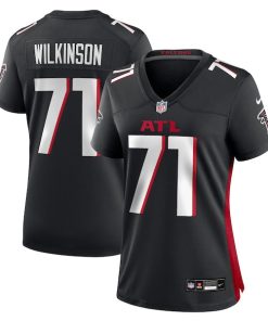 Elijah Wilkinson Atlanta Falcons Nike Women's Team Game Jersey -  Black