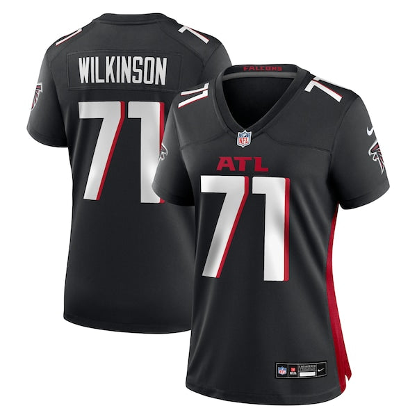 Elijah Wilkinson Atlanta Falcons Nike Women's Team Game Jersey - Black
