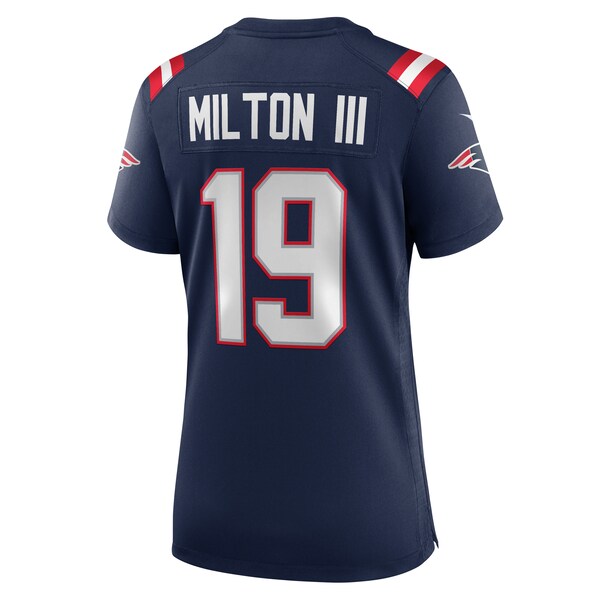 Joe Milton III New England Patriots Nike Women's Game Jersey - Navy - Image 4