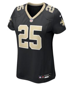 Alternative view of Rejzohn Wright New Orleans Saints Nike Women's Team Game Jersey -  Black
