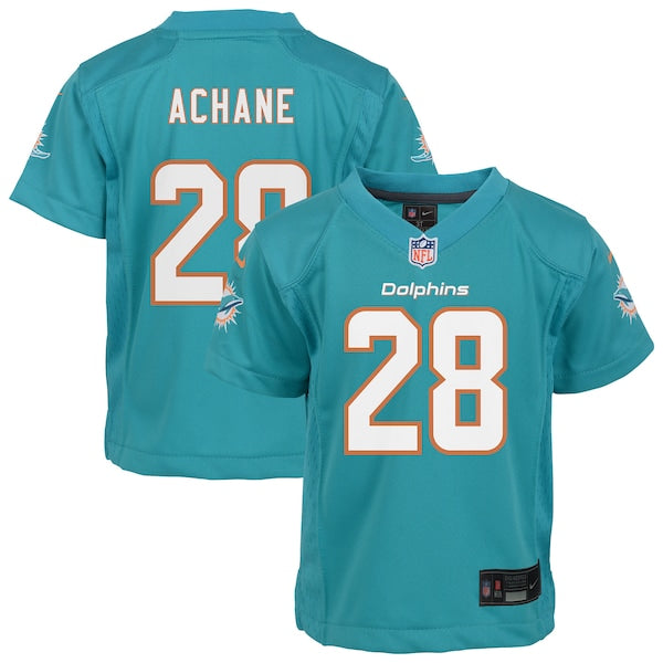 De¡¯Von Achane Miami Dolphins Nike Toddler Game Jersey - Aqua