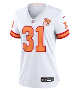 Alternative view of Antoine Winfield Jr. '76 Tampa Bay Buccaneers Nike Women's 50th Season Game Jersey - White