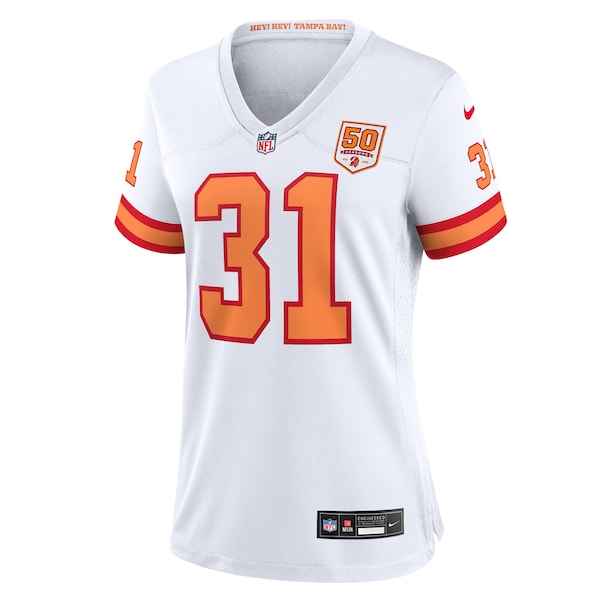 Antoine Winfield Jr. '76 Tampa Bay Buccaneers Nike Women's 50th Season Game Jersey - White - Image 2