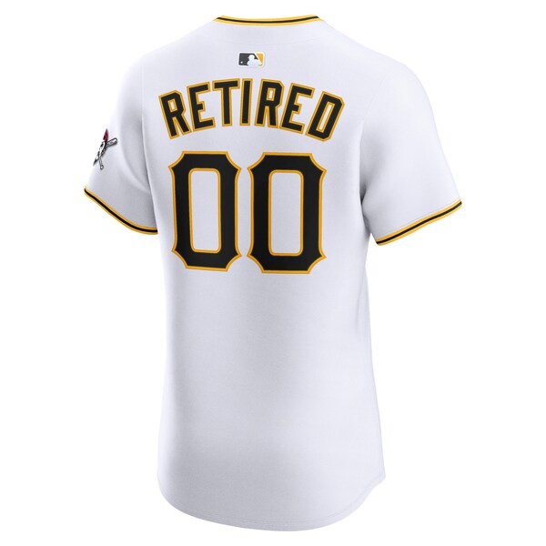 Pittsburgh Pirates Nike Home Elite Pick-A-Player Retired Roster Jersey - White - Image 3