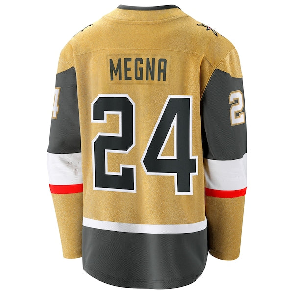 Jaycob Megna Vegas Golden Knights Home Breakaway Jersey - Gold - Image 3