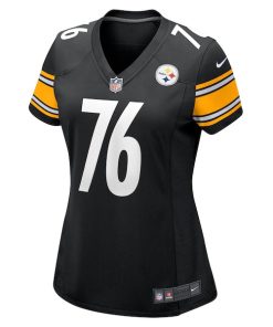 Alternative view of Troy Fautanu Pittsburgh Steelers Nike Women's  Game Jersey -  Black