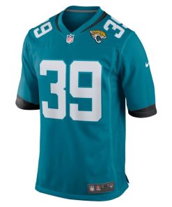 Alternative view of Cam Little Jacksonville Jaguars Nike Team Game Jersey -  Teal