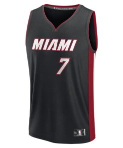 Alternative view of Kel'el Ware Miami Heat  Youth Fast Break Replica Player Jersey - Icon Edition - Black