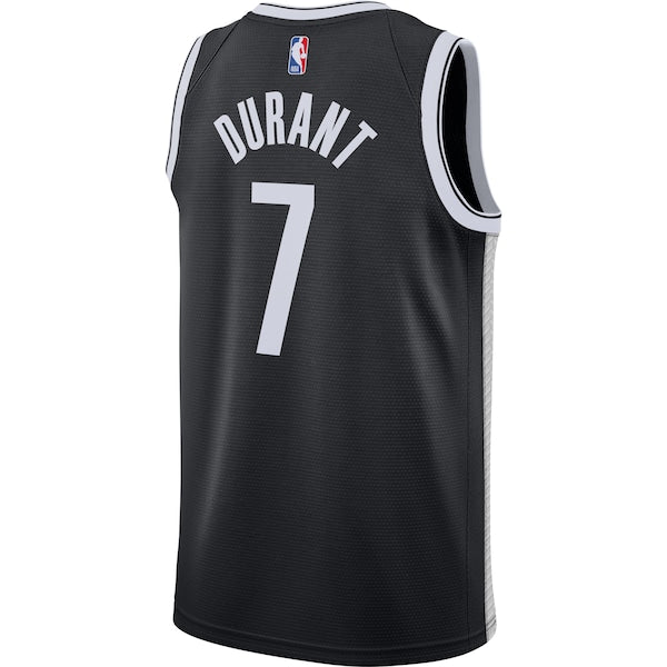 Kevin Durant Brooklyn Nets Nike 2020/21 Swingman Jersey - Black - Icon Edition - Image 3