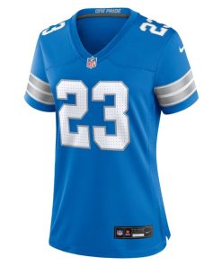 Alternative view of Carlton Davis III Detroit Lions Nike Women's Game Jersey -  Blue