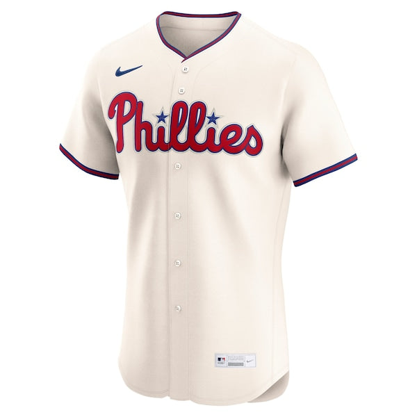 Philadelphia Phillies Nike Alternate 2 Elite Jersey - Cream/White/Light Blue - Image 3