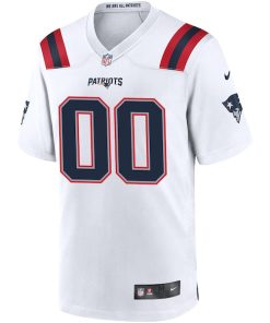 Alternative view of New England Patriots Nike Custom Game Jersey - White