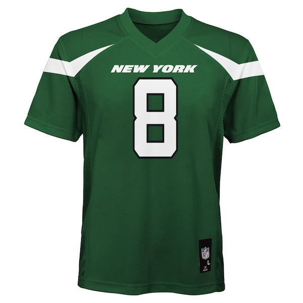 Aaron Rodgers New York Jets Youth Replica Player Jersey - Gotham Green - Image 2