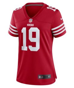 Alternative view of Trent Taylor San Francisco 49ers Nike Women's Team Game Jersey -  Scarlet