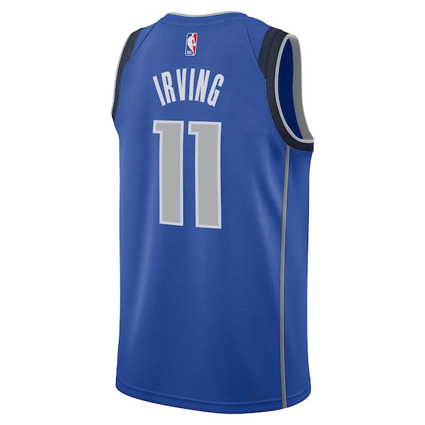 Kyrie Irving Dallas Mavericks Nike Unisex Swingman Replica Jersey - Icon Edition - Blue - Image 3