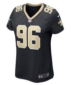 Alternative view of Carl Granderson New Orleans Saints Nike Women's Game Jersey - Black