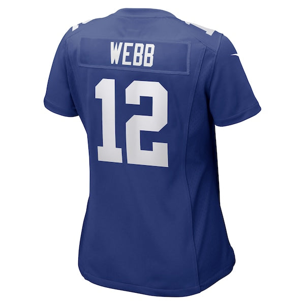 Davis Webb New York Giants Nike Women's Game Player Jersey - Royal - Image 3