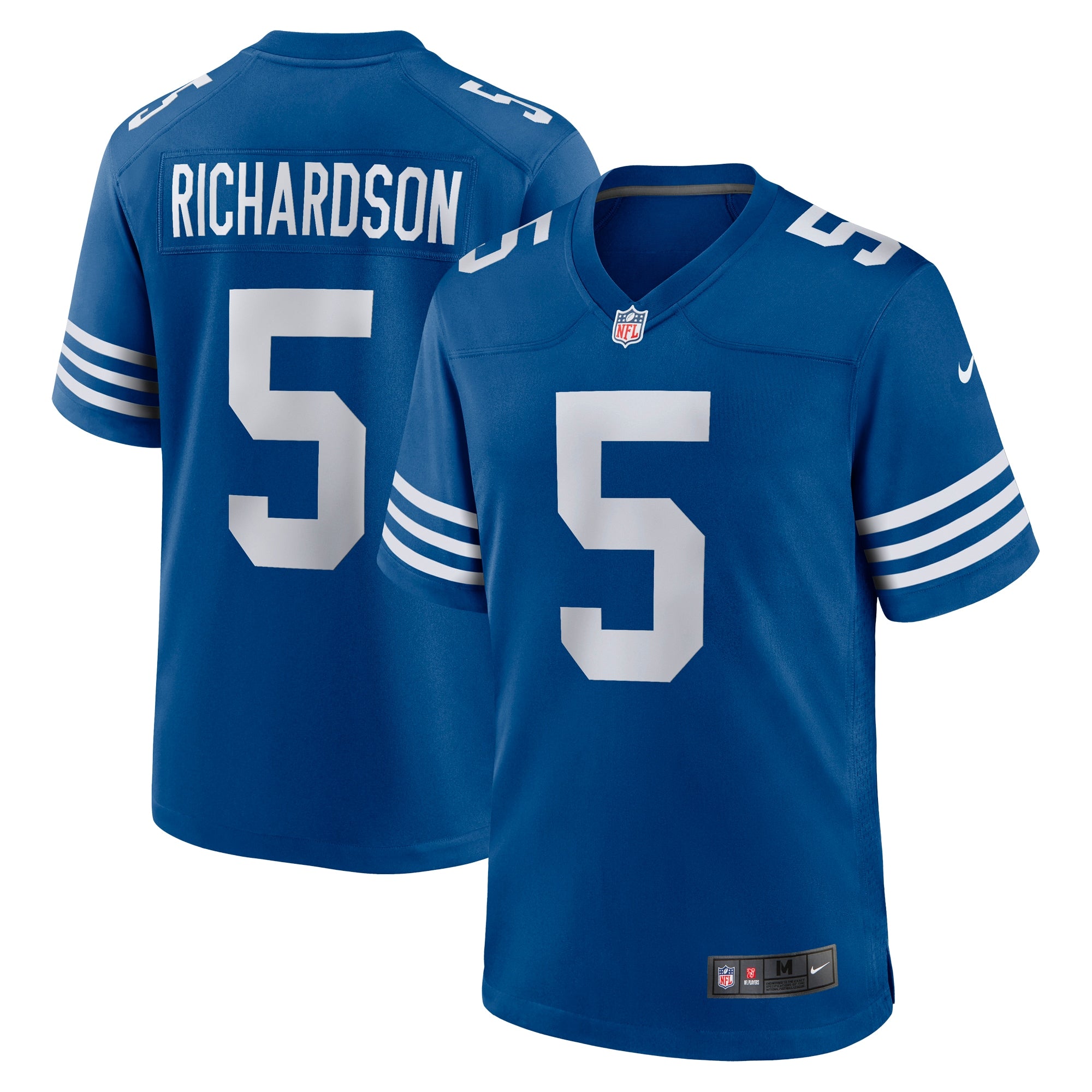 Anthony Richardson Indianapolis Colts Nike 2023 NFL Draft First Round Pick Game Jersey - Royal/Blue/White - Image 5